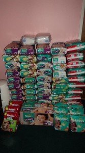 Diaper stockpile