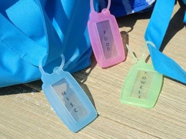 Towel Tag ID multi-use on bags