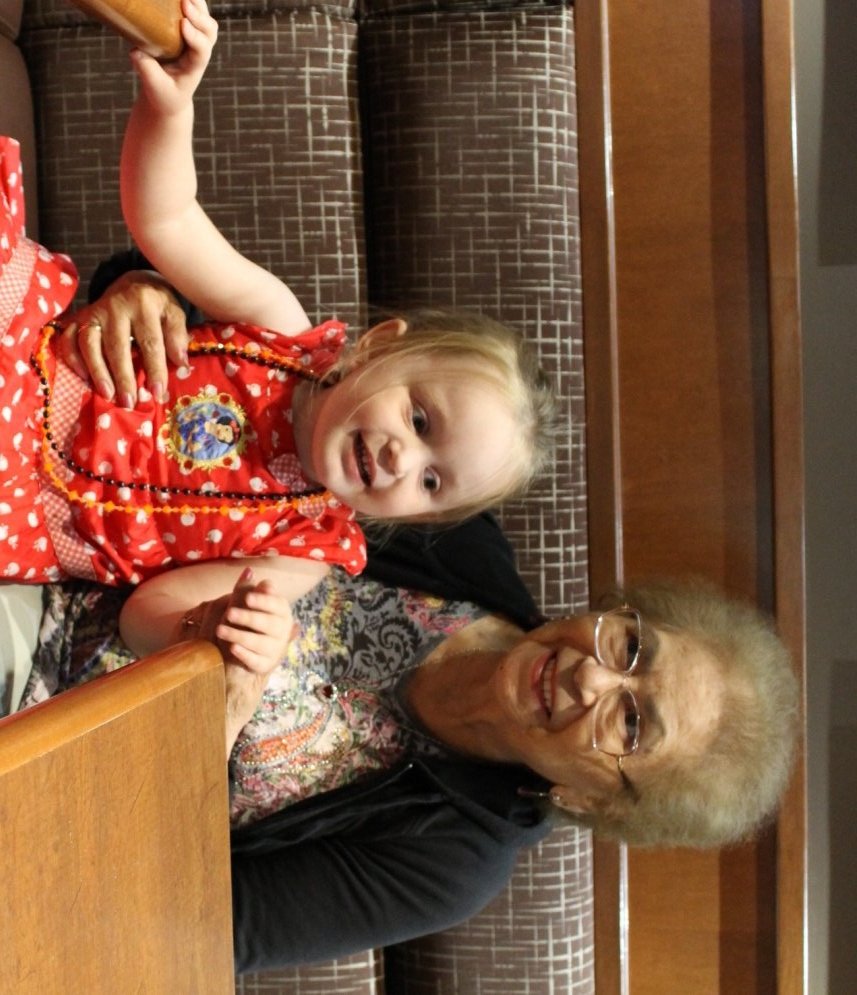 Wordless Wednesdays; Generations - Alivia and Aunty Jean