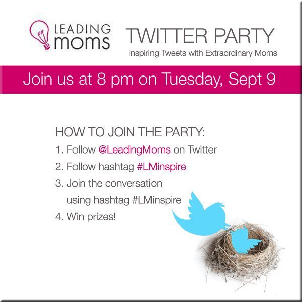 Leading Moms Twitter Party
