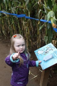 Alivia in Corn Maze