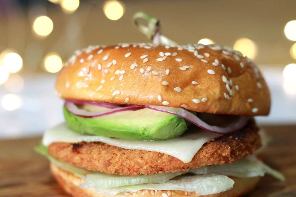 Weeknight California Chicken Burgers with Janes Pub Style Chicken Burgers