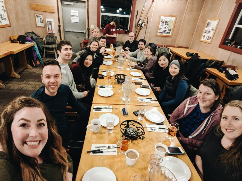 Snowshoe Fondue Tour Cypress Mountain Vancouver Group Shot 