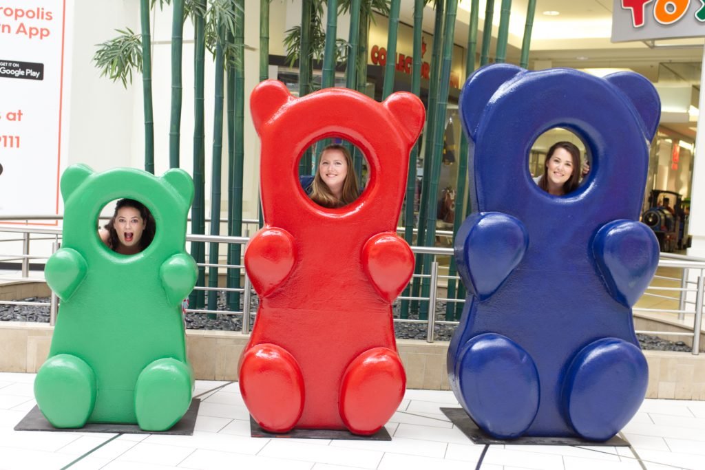 Metropolis at Metrotown Snack N Snap Display Gummy Bear 