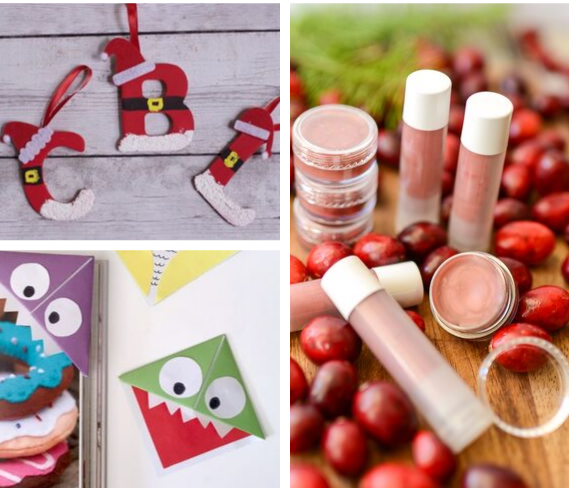 DIY book marks, ornaments and lip balms