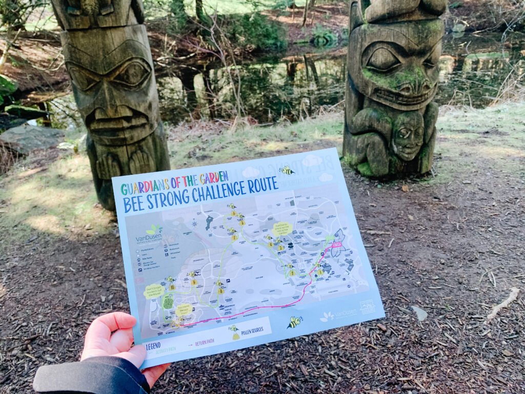 Van Dusen Guardians of the Garden Challenge Route Map