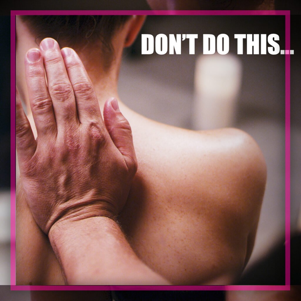 Melt Massage for Couples what not to do demostration