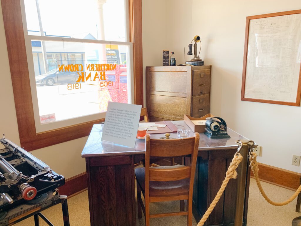 Steveston Museum Bank Display