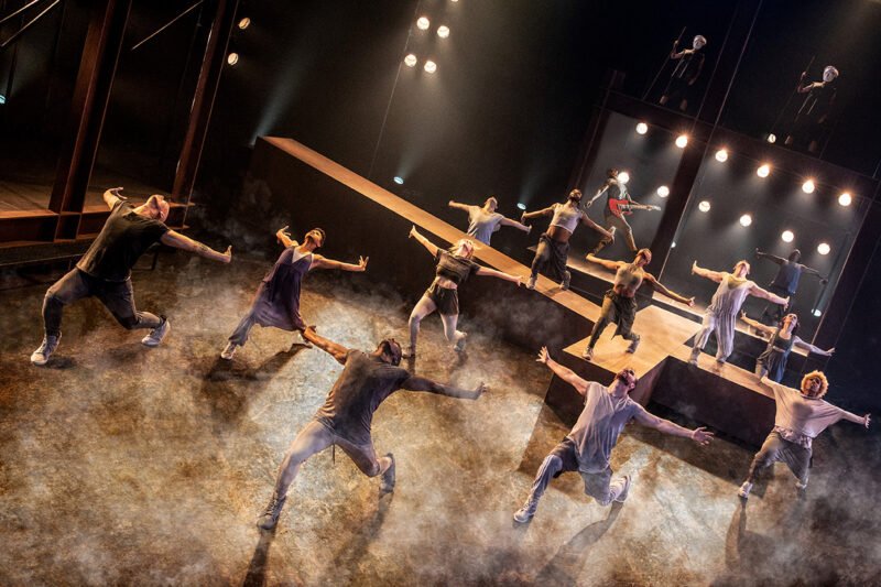 Jesus Christ Superstar cast on stage dancing, photo Broadway Across Canada